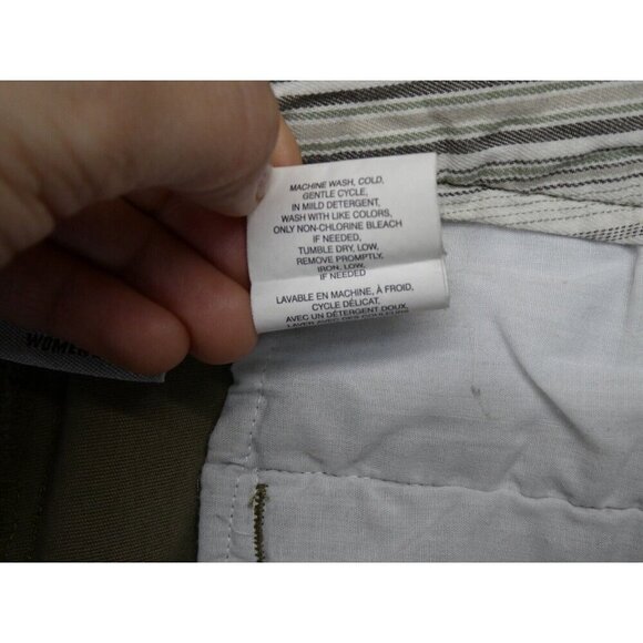 Columbia Pants Womens 16 Reg Stretch Chino Olive‎ Khaki Outdoors - Picture 12 of 12